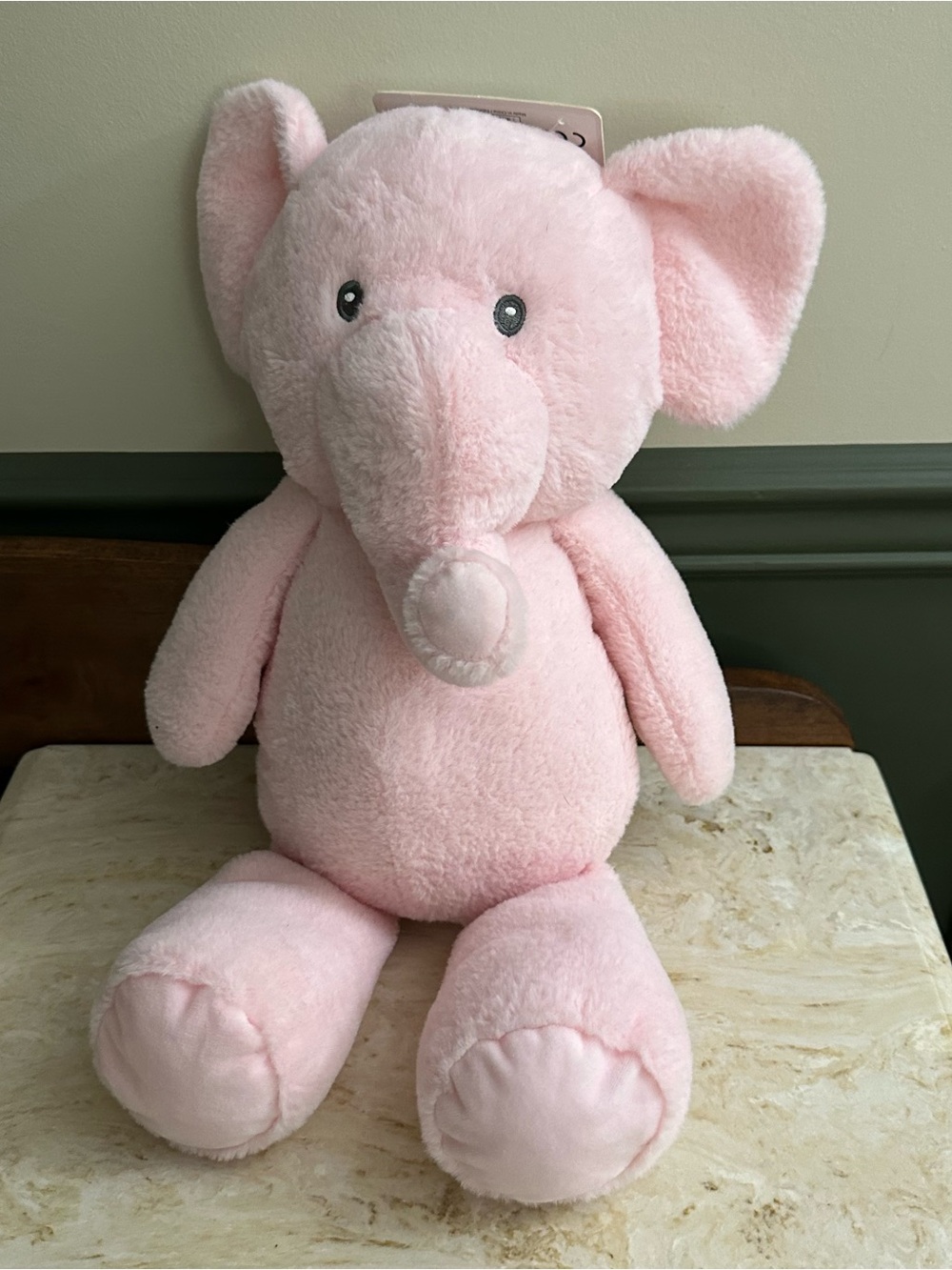 Pink Plush Elephant Stuffed Animal NWT